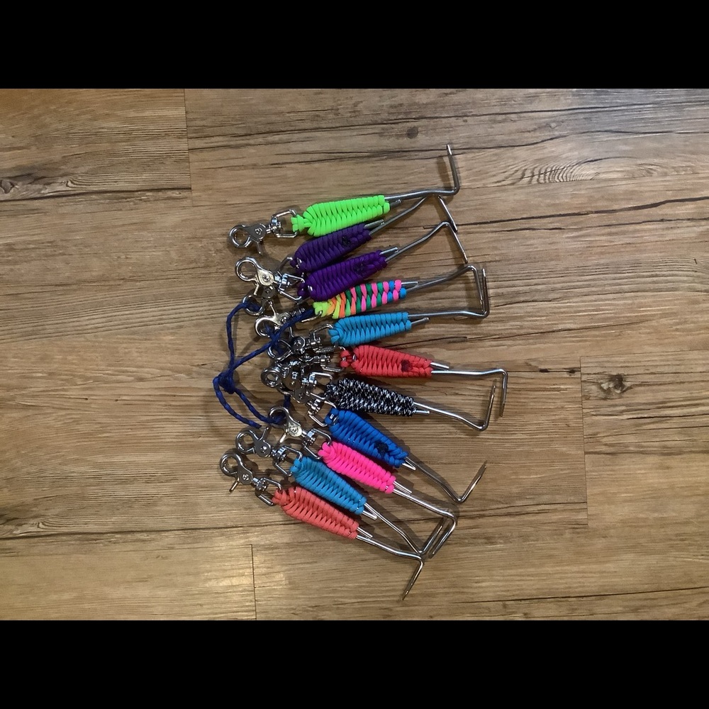 Braided hoof picks